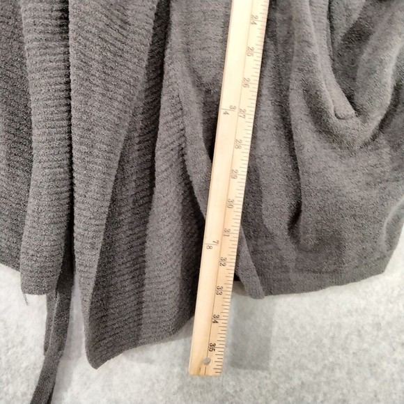 Barefoot Dreams Gray Cozy Chic Ultra Lite Open Cardigan Womens Size XL - Picture 4 of 11
